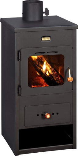 Houtkachel - 39x39x76cm - 9,5 kW - Ø 130 mm