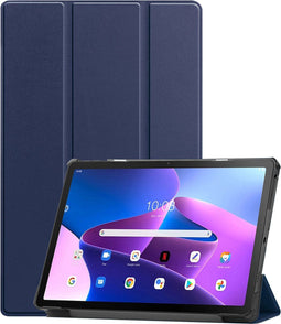 imoshion Tablet Hoes - Geschikt voor Lenovo Tab M10 Plus (3rd gen) - Trifold Bookcase - Donkerblauw