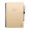 MOYU Uitwisbaar Notitieboek Minimalisme - A5 Hardcover - Multifunctionele pagina’s - Inclusief uitwisbare pen, penhouder en wisdoekje