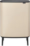 Brabantia Bo Touch Bin Hi Prullenbak - 60 liter - Soft-touch openingssysteem - Soft Beige