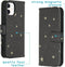 iMoshion Hoesje Geschikt voor iPhone 12 Mini Hoesje Met Pasjeshouder - iMoshion Design Softcase Bookcase - Goud / Zwart / Stars Gold