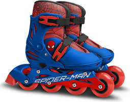 Marvel Spider-man Inline Skates Hardboot Rood/blauw Maat 30-33