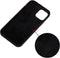 Lunso - Softcase Backcover hoes - Geschikt voor iPhone 13 Pro Max - Zwart
