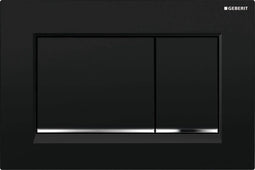 Geberit Sigma30 - Bedieningspaneel - 2-toets spoeling - Zwart