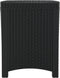 vidaXL - Tuinbox - 39x39x46 - cm - PP - rattan - grafietkleurig