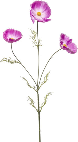 Emerald - Kunstbloem Cosmos 80cm lila - Kunstplanten voor binnen