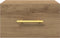 vidaXL - Nachtkasten - 2 - stuks - Wandgemonteerd - Artisan - Eiken - 35x35x20 - cm