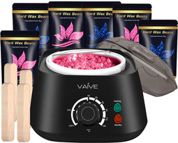 VAIVE Waxverwarmer - Professionele Ontharing Set - 120W - Inclusief 6 Wax Beans en 40 Spatels