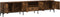 vidaXL - Tv-meubel - met - lade - 200x25x44 - cm - bewerkt - hout - gerookt - eikenkleur