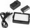 Walimex Video TL-Licht 60LED - Hoge lichtopbrengst 150 lux - Kleurtemperatuur 5200-5800K - Zwart