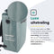 Voltano Luxe E-bike Fietstas / Rugtas - 28L - 100% Waterdicht - Ice Blauw