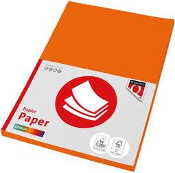Kopieerpapier quantore col-100 a4 120gr oranje | 10 stuks