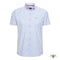 Cappuccino Italia Bronte Shirt Streepjes Lichtblauw - Maat 3XL
