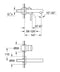 GROHE Concetto - Wastafelkraan - Afbouwdeel - Chroom