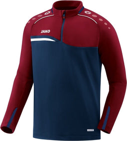 Jako - Zip top Competition 2.0 - Zip top Competition 2.0 - 152 - marine/donkerrood