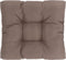 vidaXL - Palletkussen - 80x80x12 - cm - stof - zwart