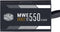 Cooler Master MWE 550 Bronze - V2 - 550W 80 PLUS Bronze - Zwart