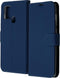 Accezz Galaxy A21s - Wallet Softcase Booktype - 3 pashouders - Blauw