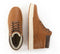 Milanoro High Sneakers Nevada Cognac Men - Maat 41 - Bruin/Wit