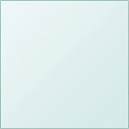 vidaXL - Tafelblad - 50x50 - cm - gehard - glas - transparant