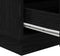 vidaXL - Nachtkastje - met - LED - Zwart - Eiken - 39x34,5x65 - cm - Gelaagd - Hout