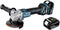 Makita DGA513RTJ - 18V Haakse Slijper - 125mm met 2x 5.0Ah Accu's en Snellader (2 stuks)