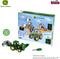Klein Toys John Deere adventskalender - 24 deuren - bouwset 6215 R trekker - groen geel