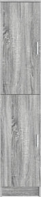 vidaXL - Hoge - Kast - Grijs - Sonoma - 35x39x168 - cm - Gelaagd - Hout