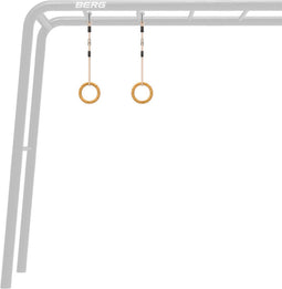 BERG PlayBase Trapeze ringen - Hout - Bruin