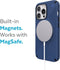 Speck Presidio2 Grip - Back Cover - MagSafe geschikt - Bacteriedodende Microban - Blauw
