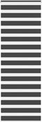 vidaXL - Zebra - rolgordijn - 70x200 - cm - stofbreedte - 65,9 - cm - zwart
