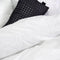 Melli Mello Little white groin Duvet cover White - 200x200/220 CM (+70X60CM pillowcase 2pcs.)