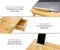 Budu Laptoptafel - Verstelbaar - Bamboe - Bruin