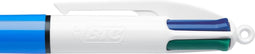 BIC 4 Kleuren balpen met Kliksysteem - 1 stuks - Medium Punt 1 mm
