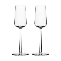 Iittala Essence - Champagneglazen – Champagneglas op Voet - Transparant - 21 cl – Set van 2 Glazen