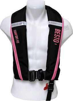 Besto Comfort Fit 180N - Automatisch Reddingsvest - Ergonomisch Design - Rood