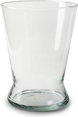 Jodeco Bloemenvaas Xana - helder transparant - glas - 18,5 x 25 cm