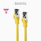 NANOCABLE 10.20.2002-Y - USB-kabel - RJ45 SSTP Cat.8.1 - Geel 2 m