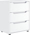 vidaXL - Dressoir - VISNES - 60x40x73 - cm - bewerkt - hout - wit