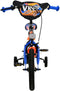 Hot Wheels Kinderfiets - 14 inch - Jongens - Handrem en Zijwieltjes - Zwart Oranje Blauw