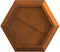 vidaXL - Vuurplaats - Hexagonaal - 75x75x28 - cm - Weerbestendig - Staal