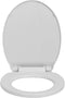 vidaXL - Toiletbril - soft-close - en - quick-release - ovaal - lichtgrijs