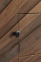 Arcón De Madera - Opbergkast 1 Deur 3 Lades - Metalen Basis