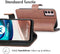 iMoshion Hoesje Geschikt voor Motorola Moto G42 Hoesje Met Pasjeshouder - iMoshion Luxe Bookcase - Bruin