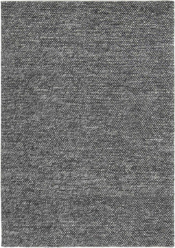 Drops Dark Grey Vloerkleed - 140x200 - Rechthoek - Laagpolig,Structuur Tapijt - Industrieel - Antraciet, Grijs