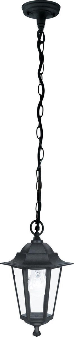EGLO Laterna 4 - Hanglamp Buiten - Ø 20,5 cm - E27 - Zwart