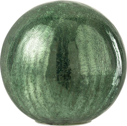 J-Line tafellamp Bal - glas - groen - large - LED lichtjes