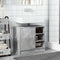 vidaXL - Wastafelkast - 63x29x55 - cm - bewerkt - hout - betongrijs