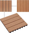 vidaXL - Terrastegels - 30x30 - cm - 1 - m² - HKC - teakkleur - 11 - st