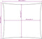vidaXL - Zonnescherm - vierkant - 6x6 - m - oxford - stof - beige